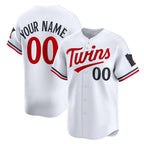 Custom Minnesota Twins White Puhics Home Limited Jersey