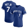 Kansas City Royals #7 Bobby Witt Jr. Royal Puhics Alternate 2 Elite Player Jersey