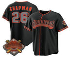 San Francisco Giants #26 Matt Chapman Black Puhics 2026 Alternate Stadium Stitched Jersey