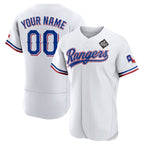 Custom Texas Rangers Active Player White Puhics 2023 World Series Flex Base Stitched Jersey