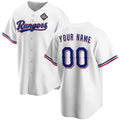 Custom Texas Rangers Active Player White Puhics 2023 World Series Stitched Jersey