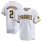 San Diego Padres #2 Xander Bogaerts White Puhics Home Limited Player Jersey