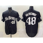 New York Yankees #48 Paul Goldschmidt Black Puhics 'Gothic Legacy Edition' Vapor Premier Limited Stitched Jersey