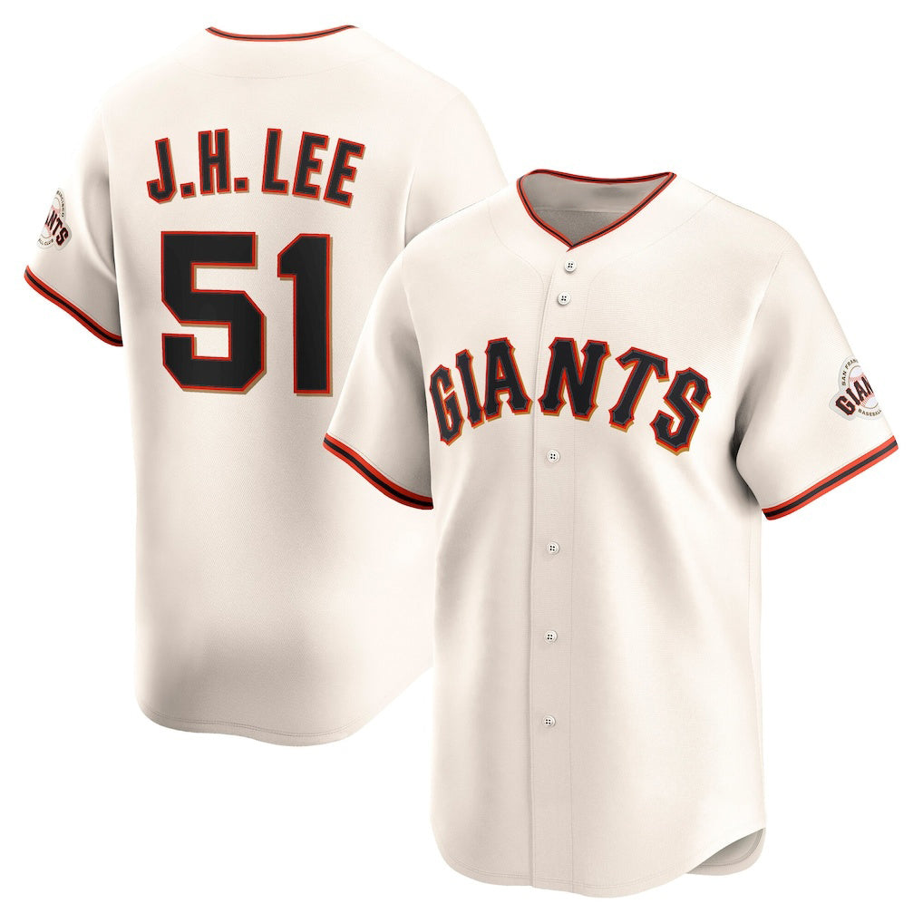 San Francisco Giants #51 Jung Hoo Lee Cream Puhics Home Limited Player Jersey