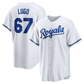 Kansas City Royals #67 Seth Lugo White Puhics Home Replica Jersey