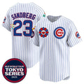 Chicago Cubs #23 Ryne Sandberg White Puhics 2025 Tokyo Series Limited Stitched Jersey