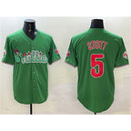 Philadelphia Phillies #5 Bryson Stott Green Puhics Phanatic Limited Stitched Jersey