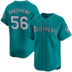 Seattle Mariners #56 Randy Arozarena Aqua Puhics Alternate Limited Stitched jersey