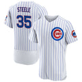 Chicago Cubs #35 Justin Steele White Puhics Home Flex Base Player Jersey
