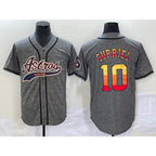 Houston Astros #10 Yuli Gurriel Grey Puhics Gridiron Cool Base Stitched Jersey 1