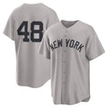 New York Yankees #48 Paul Goldschmidt Gray Puhics Road Replica Jersey