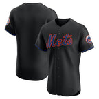 New York Mets Black Puhics Alternate Elite Jersey