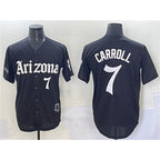 Arizona Diamondbacks #7 Corbin Carroll Black Puhics 'Gothic Desert Fang Edition' Vapor Limited Stitched Jersey