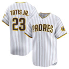 San Diego Padres #23 Fernando Tatis Jr. White Puhics Home Limited Player Jersey
