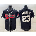 Atlanta Braves #23 Michael Harris II Black Puhics Cool Base Stitched Jersey
