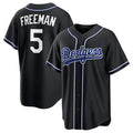 Los Angeles Dodgers #5 Freddie Freeman 2026 Black Puhics Out Stitched Jersey