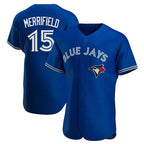 Toronto Blue Jays #15 Whit Merrifield Royal Puhics Flex Base Stitched Jersey