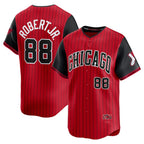Chicago White Sox #88 Luis Robert Jr. Red-Black Puhics 2025 City Connect Limited Player Jersey