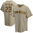 San Diego Padres #23 Fernando Tatis Jr. Tan Puhics Alternate Replica Player Jersey