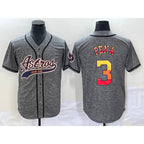 Houston Astros #3 Jeremy Pena Grey Puhics Gridiron Cool Base Stitched Jersey