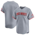 Cincinnati Reds Blank Gray Puhics Away Limited Stitched Jersey