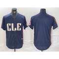 Cleveland Guardians Blank Navy Puhics 2024 City Connect Limited Stitched Jersey