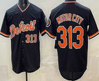 Detroit Tigers #313 Motor City Navy Puhics Limited Jersey
