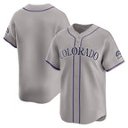 Colorado Rockies Gray Puhics Road Limited Jersey