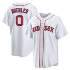 Boston Red Sox #0 Walker Buehler White Puhics Home Replica Jersey