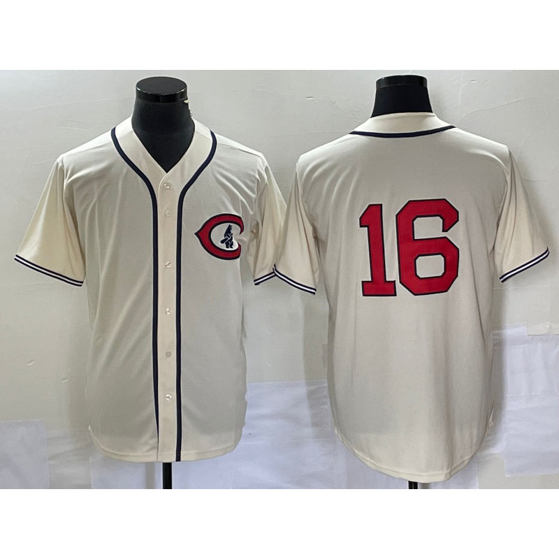 Chicago Cubs #16 Patrick Wisdom 2022 Cream Puhics Field of Dreams Cool Base Stitched Jersey