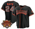 San Francisco Giants #24 Willie Mays Black Puhics 2026 Alternate Stadium Stitched Jersey