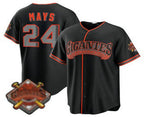 San Francisco Giants #24 Willie Mays Black Puhics 2026 Alternate Stadium Stitched Jersey