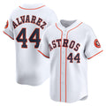 Houston Astros #44 Yordan Alvarez White Puhics Home Limited Player Jersey