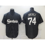 Chicago White Sox #74 Jimenez City Edition Black Puhics Game 2021 Jerseys
