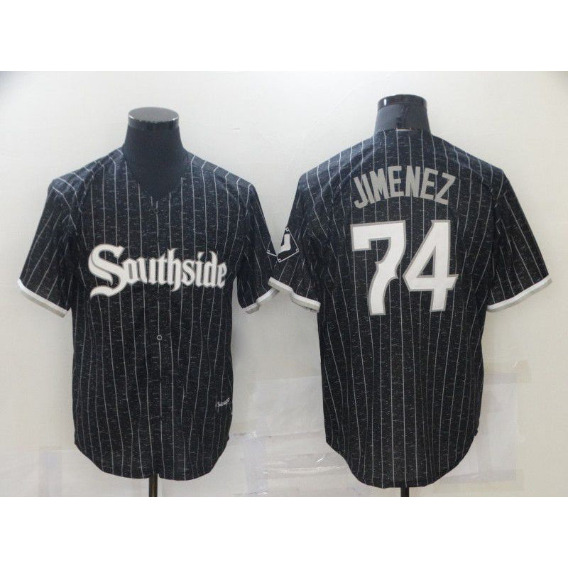 Chicago White Sox #74 Jimenez City Edition Black Puhics Game 2021 Jerseys