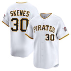 Pittsburgh Pirates #30 Paul Skenes White Puhics Home Limited Player Jersey