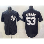 New York Yankees #53 David Bednar Black Puhics Stitched Jersey