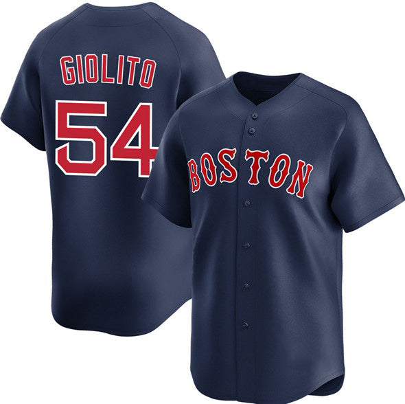 Boston Red Sox #54 Lucas Giolito Navy Puhics Alternate Limited Stitched Jersey