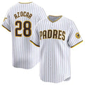 San Diego Padres #28 Jose Azocar White Puhics 2024 Home Limited Stitched Jersey