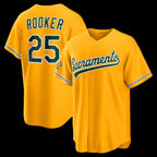 Oakland Athletics #25 Brent Rooker Gold Puhics Alternate Stadium Jersey