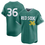Boston Red Sox #36 Triston Casas Green Puhics 2025 City Connect Limited Stitched Jersey