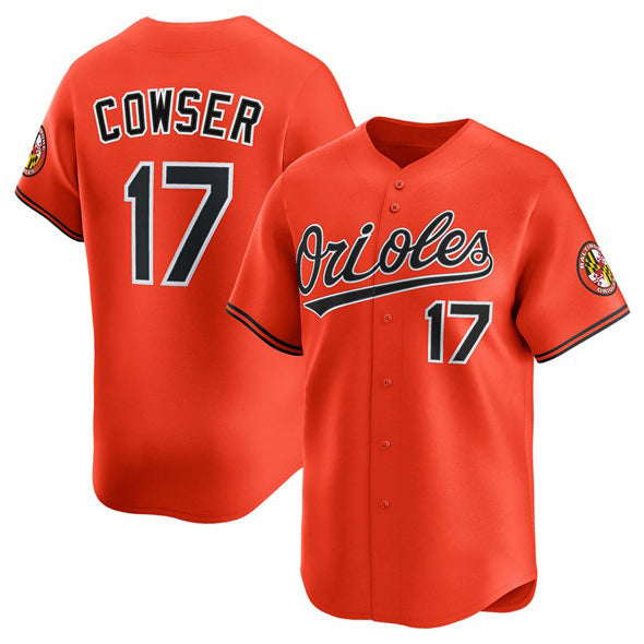 Baltimore Orioles #17 Colton Cowser Orange Puhics 2025 2nd Alternate Limited Stitched Jersey