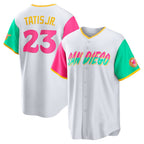 San Diego Padres #23 Fernando Tatis Jr. White Puhics City Connect Replica Player Jersey