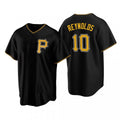 Pittsburgh Pirates #10 Bryan Reynolds Black Puhics Alternate Team Logo Cool base Jersey