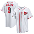Cincinnati Reds #9 Matt McLain White Puhics Home Replica Jersey