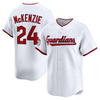 Cleveland Guardians #24 Triston McKenzie White Puhics Home Limited Player Jersey