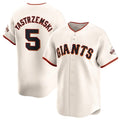 San Francisco Giants #5 Mike Yastrzemski Cream Puhics Cool Base Stitched Jersey