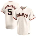 San Francisco Giants #5 Mike Yastrzemski Cream Puhics Cool Base Stitched Jersey