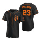 San Francisco Giants #23 Joc Pederson Black Puhics Flex Base Stitched Jersey