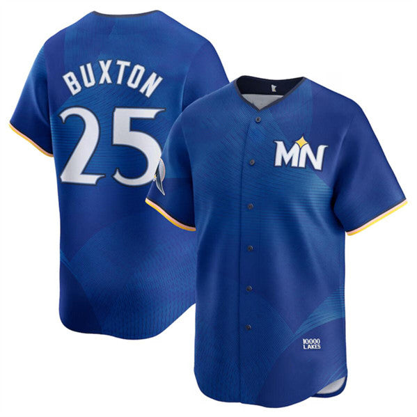 Minnesota Twins #25 Byron Buxton Royal Puhics 2024 City Connect Limited Stitched Jersey